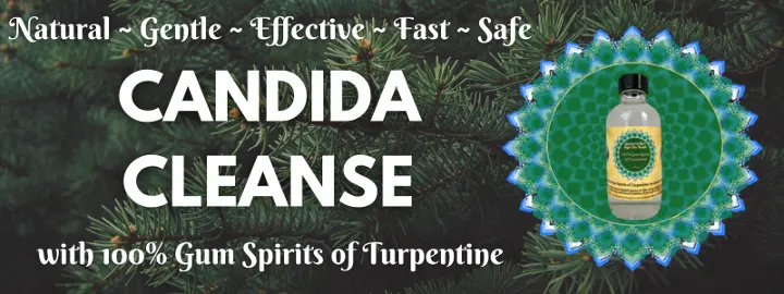 Garden of Eden's High Vibe Health Candida Cleanse with 100% Gum Spirits of Turpentine