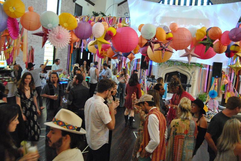 Colorful event decorations